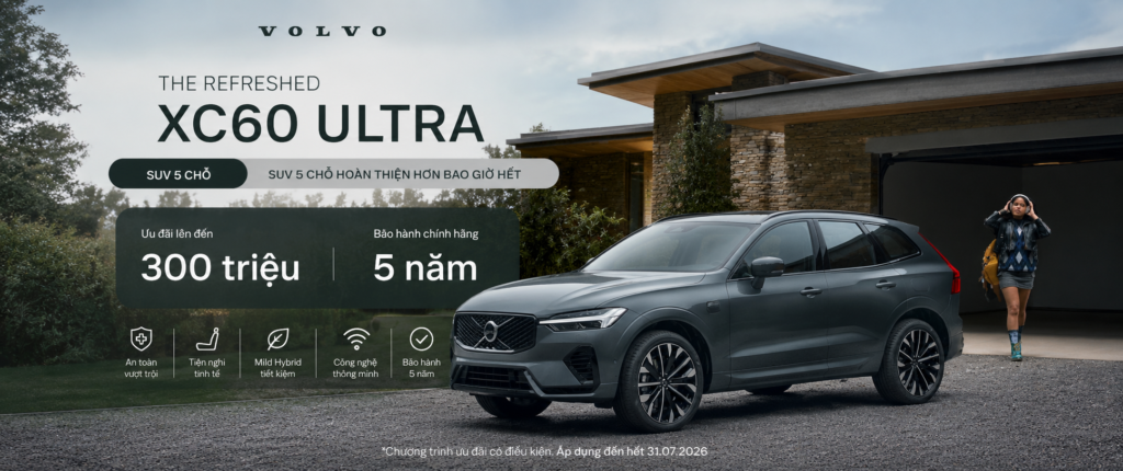 Volvo XC60 Ultra giảm 300 triệu
